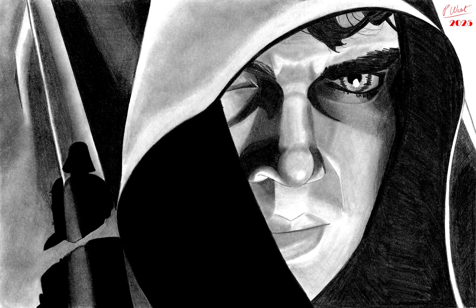 This is a print of Anakin Skywalker